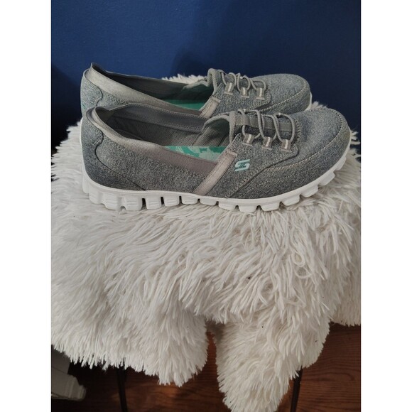 SKECHERS Relaxed Fit Women's Empire Sweet Scene Memory Foam Gray Size 8.5 - Picture 6 of 8